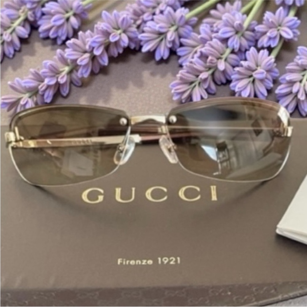 Gucci Sunglasses with Gold and Silver Accents - Picture 2 of 8